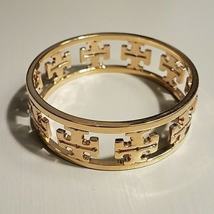 Tory Burch Logo Bangle Bracelet